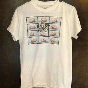 (Tom) The Brady Bunch Football Deflate Gate White Small Men's T-Shirt